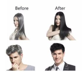 Shampoing Anti Cheveux Blanc – Coloration Instantanée – 10 Sachets – Black Hair Shampoo – Tous Types de Cheveux – Image 3