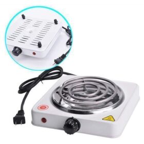 Mini Réchaud Électrique Compact – 500W – Blanc – Idéal pour Cuisson Rapide & Mobile – Image 2