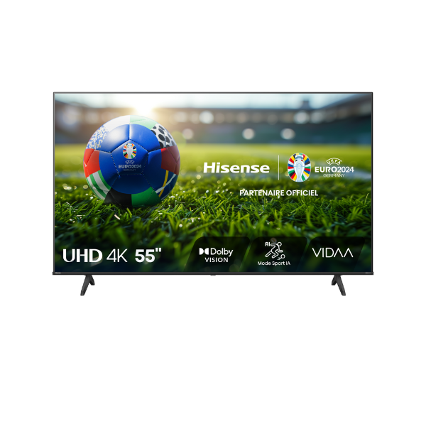 Téléviseur Hisense 55" 55A6N Smart Tv 4K -Vidaa U Téléviseur Hisense 55" 55A6N Smart Tv 4K -Vidaa U