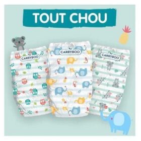 Paquet de 44 Couches Carryboo – Taille 3 (4 à 9 kg)