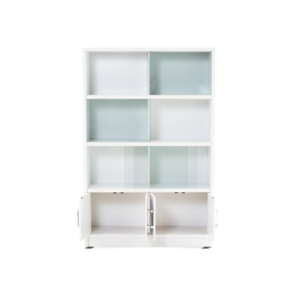 Etagère HAVIR -523031-(8 compartiments/Portes Vitrées)