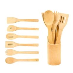 Ensemble Cuillère en Bois – 5 Pièces