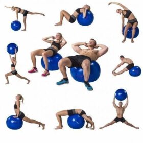 Ballon de Yoga Anti-Éclatement 65 cm