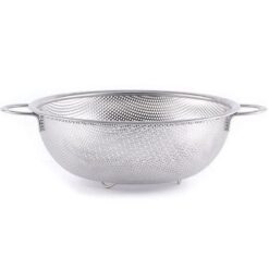 Passoire de Cuisine en Inox – Tamis Fin – 28,5 cm – Design Compact et Résistant à la Rouille