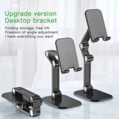 Support Pliable et Réglable pour Tablette et Téléphone – Universel et Robuste