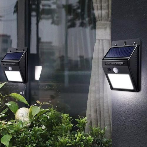 Lampe LED Solaire Extérieure – Capteur de Mouvement & Crépusculaire – Étanche IP65 – Éclairage Jardin, Allée, Cour – Noir Lampe LED Solaire Extérieure – Capteur de Mouvement & Crépusculaire – Étanche IP65 – Éclairage Jardin, Allée, Cour – Noir