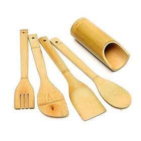 Ensemble Cuillère en Bois – 5 Pièces – Image 2