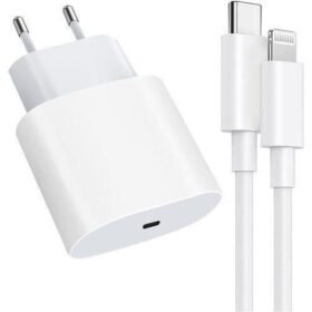 Chargeur Rapide 50W à Double Port USB-C - Compatible iPhone et Android - Blanc – Image 2
