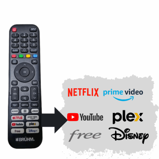 Téléviseur Bruhm 50" BTF-50V Smart Tv -Vidaa U Téléviseur Bruhm 50" BTF-50V Smart Tv -Vidaa U