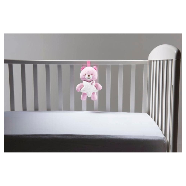 Goodnight Bear - Ours Interactif Rose | Veilleuse et Compagnon Apaisant pour Bébé Goodnight Bear - Ours Interactif Rose | Veilleuse et Compagnon Apaisant pour Bébé