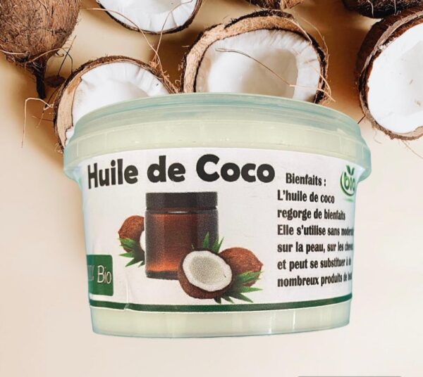 Huile beurre de Coco-250ml Huile beurre de Coco-250ml