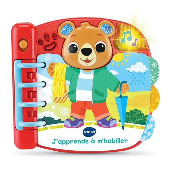 Livre J’apprends À M’Habiller-Vtech Livre J’apprends À M’Habiller-Vtech