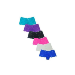 Lot de 6 Culottes - Dentelle - ( Couleur Différentes )