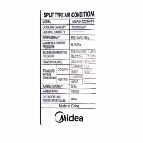 Split Midea MSAG-12CRN1 - 12000 BTU – Image 5