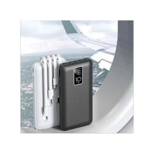 Power Bank Portable-10000mAh ( 4 Câbles Intégrés) – Image 2