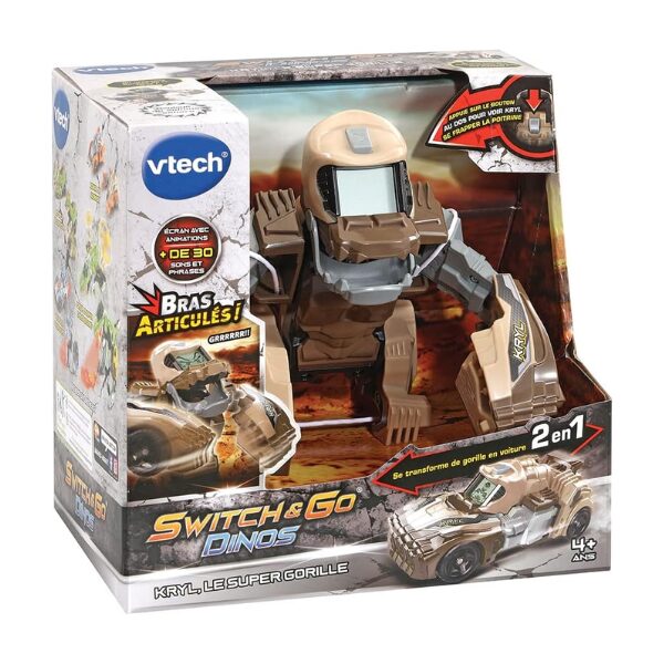 Switch & Go Dinos -Kryl (le super gorille) Switch & Go Dinos -Kryl (le super gorille)
