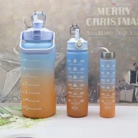 Lot de 3 Bouteilles pour Sport et Musculation - couleur aleatoire – Image 4