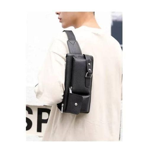 Sacoche Bandoulière Multi-Usage – Compacte & Pratique – Noir Sacoche Bandoulière Multi-Usage – Compacte & Pratique – Noir