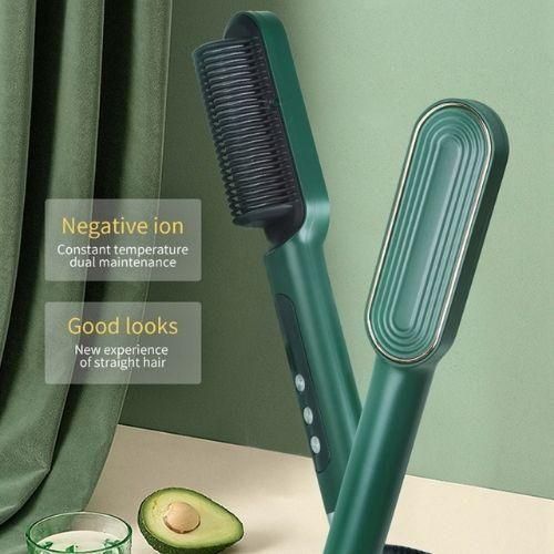 Brosse Lissante et Bouclante – Ionique, Affichage LCD, Réglable 130°C à 230°C – Zéro Dommage – Multicolore Brosse Lissante et Bouclante – Ionique, Affichage LCD, Réglable 130°C à 230°C – Zéro Dommage – Multicolore