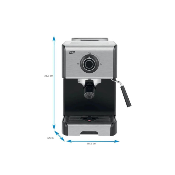 Machine à expresso-BEKO CEP5152B-1.2L-1200W Machine à expresso-BEKO CEP5152B-1.2L-1200W