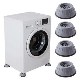 Lot de 4 Coussinets Anti-Vibration en Caoutchouc - Stabilité et Réduction du Bruit