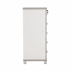 Commode de rangement 5 Tiroirs NAOMI finition Blanc- 351006 – Image 3