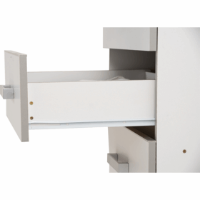 Commode de rangement 5 Tiroirs NAOMI finition Blanc- 351006 – Image 5