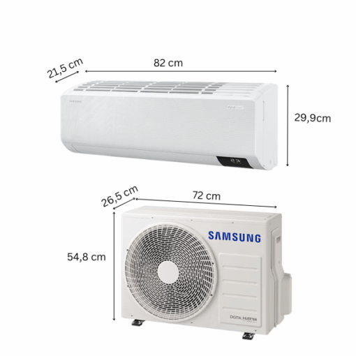 Split Samsung AR12BVHCMWK - 12000 BTU - (Triple Inverter) Split Samsung AR12BVHCMWK - 12000 BTU - (Triple Inverter)