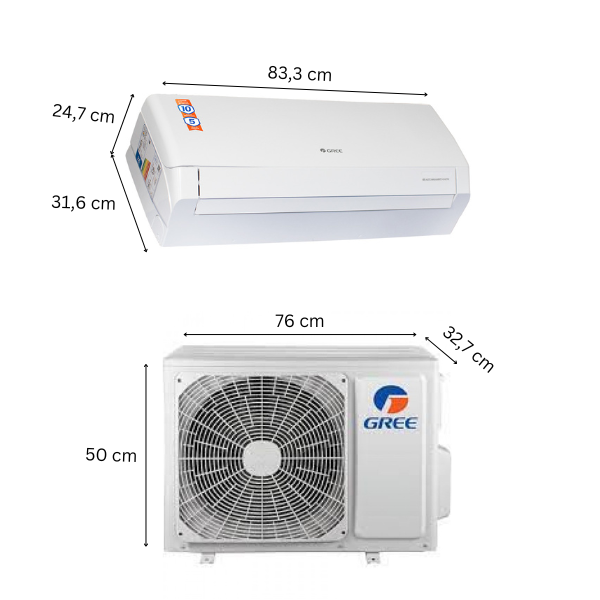 Split GREE GWC12AGBXA-K3DNA1A/O - 12000 BTU - 1.5CV (Inverter) Split GREE GWC12AGBXA-K3DNA1A/O - 12000 BTU - 1.5CV (Inverter)