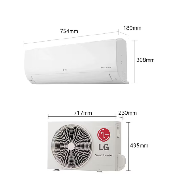 Split LG 9000BTU S4-Q09WA5QA - (Inverter) Split LG 9000BTU S4-Q09WA5QA - (Inverter)