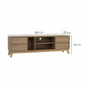 Meuble de TV HIRADO 1.8M - 336065 – Image 6