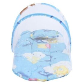 Tente Moustiquaire Bébé Portable – Avec Matelas, Oreiller & Jouet Musical – Pliable et Respirante