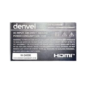 Téléviseur Denvel 43" 43DNA Smart Tv -Android TV – Image 8