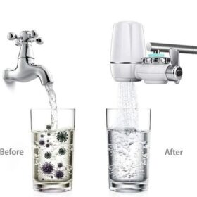 Purificateur d’Eau Robinet Portable – Filtration Céramique – Blanc – Image 4