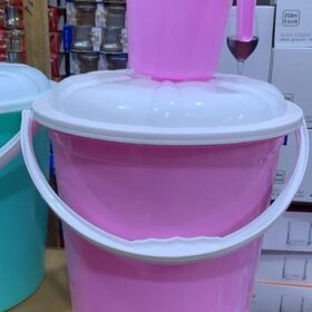 Seau à Eau avec Couvercle + Pot Offert - 20 Litres - Transparent – Image 2