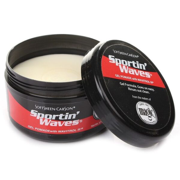 Gel Cheveux Homme Sportin’ Waves – Pommade Ondulante – 99,2g – Pour Cheveux Courts et Ondulés