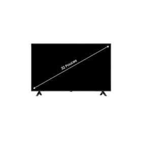 Téléviseur LED Roch 32″ - HD - Connectivité USB et HDMI – Image 2