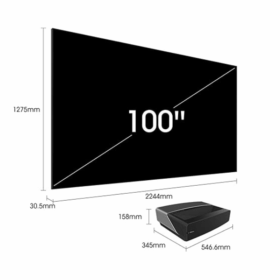 Téléviseur Hisense 100" 100L5 Smart Tv 4K -Vidaa (Laser Tv) – Image 2