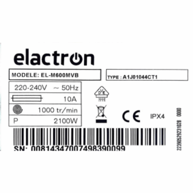 Machine à laver ELACTRON EL-W600MVW-6KG – Image 4