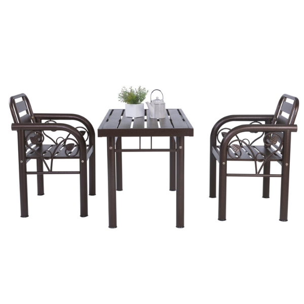 Table en Métal HAMIDA 1.1M - 133024 Table en Métal HAMIDA 1.1M - 133024