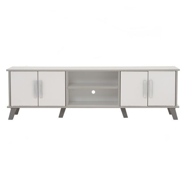 Meuble de TV NAOMI 1.6M Blanc - 335066 Meuble de TV NAOMI 1.6M Blanc - 335066