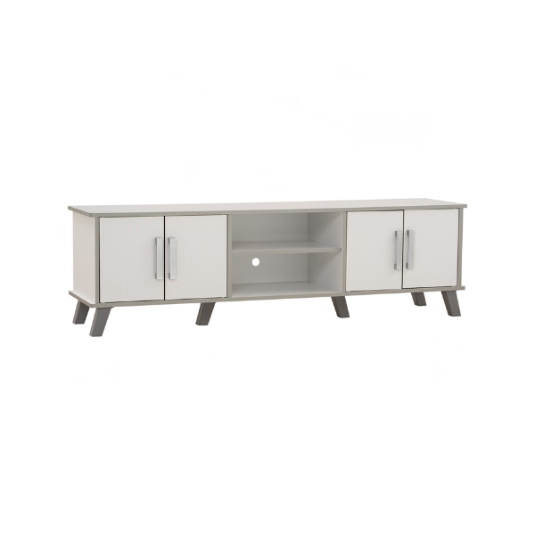 Meuble de TV NAOMI 1.6M Blanc - 335066 Meuble de TV NAOMI 1.6M Blanc - 335066