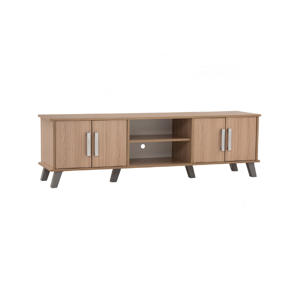 Meuble TV NAOMI 1.6M finition Ebène - 335067 Meuble TV NAOMI 1.6M finition Ebène - 335067