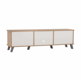 Meuble TV NAOMI 1.6M finition Ebène - 335067 – Image 4