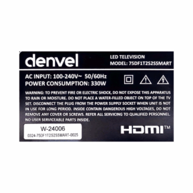 Téléviseur Denvel 75" 75DF1 Smart Tv -Web'OS-4K – Image 12