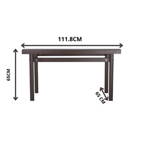 Table en Métal HAMIDA 1.1M - 133024 Table en Métal HAMIDA 1.1M - 133024