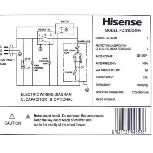 Congélateur horizontal Hisense FC-33DD4SA - 250 L – Image 8