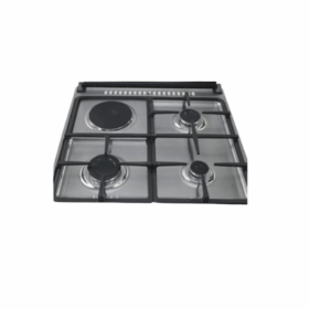 Cuisinière Mixte ELACTRON EL-6031-60x60 (3 feux à gaz et 1 foyer électrique )- four à gaz – Image 3