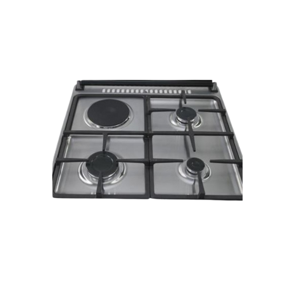 Cuisinière Mixte ELACTRON EL-6031-60x60 (3 feux à gaz et 1 foyer électrique )- four à gaz Cuisinière Mixte ELACTRON EL-6031-60x60 (3 feux à gaz et 1 foyer électrique )- four à gaz
