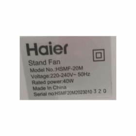 ventilateur sur pied Haier HSMF-20M – Image 3